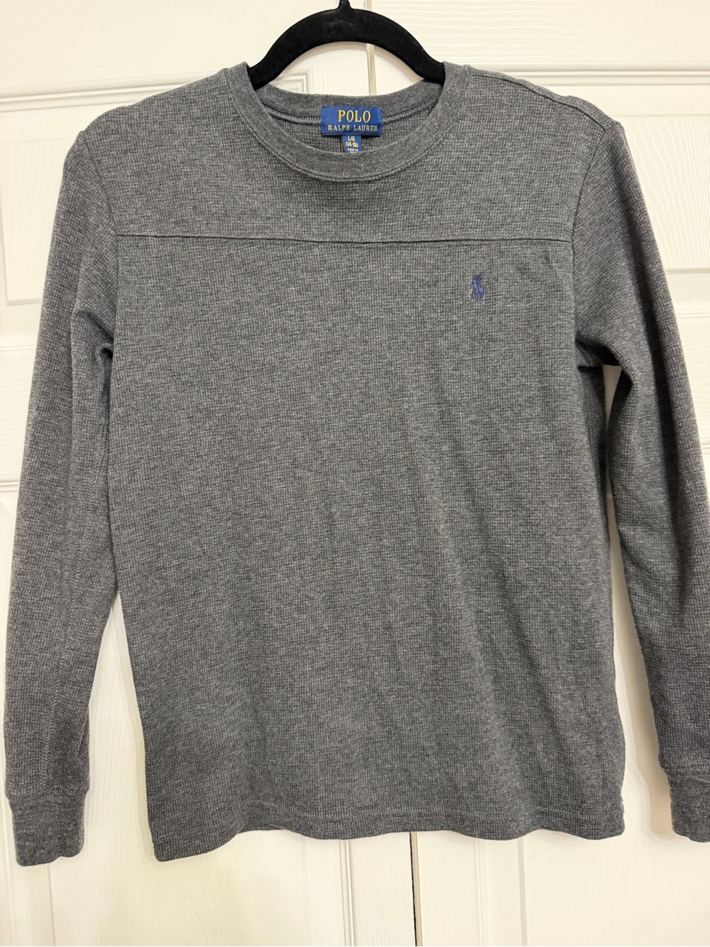 Polo by Ralph Lauren Gray Crewneck Thermal Sweater